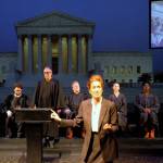 Photos by Kira Erickson/South Whidbey Record
Teresa Hess plays Sarah Weddington, the attorney who argued Roe v. Wade.