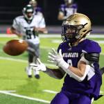 Photo by John Fisken
Oak Harbor senior Brody Chowning during the game on Friday. Oak Harbor defeated Mt. Vernon 35-6.