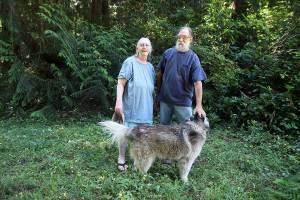 File photo
Marianne Edain and Steve Erickson of WEAN are the focus of a new film. They are photographed here in 2019 at their South Whidbey home.