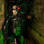Tom Lucido is a costumed volunteer actor lurking in the depths of Fort Casey State Park.