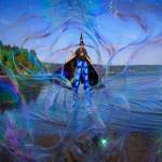 Photo by David Welton
A man on Whidbey Island dressed as a wizard blows bubbles.