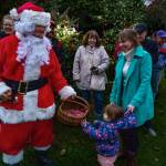 Photo by David Welton
Santa was in a festive mood when he visited Langley this past weekend.