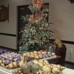 Photos by Karina Andrew/Whidbey News-Times
Karlyne Larsen decorates a tree for the Festival of Trees auction at the Elks Lodge.
