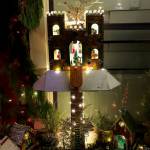 Photo by Lilly van Gerbig
A treehouse castle towers above the other houses in the tiny Christmas scene.