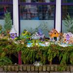 Photo by David Welton<em></em>
A festive Christmas scene can be found within the two planters outside of Fair Trade Outfitters in downtown Langley.