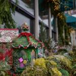 Photo by David Welton<em></em>
A festive Christmas scene can be found within the two planters outside of Fair Trade Outfitters in downtown Langley.