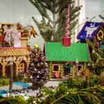 Photos by David Welton
Birdhouses in the Christmas village are intricately painted and will be for sale later this month. Proceeds will support real-life tiny house project THINC, or Tiny Houses in the Name of Christ.