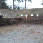 Photo by Karina Andrew/Whidbey News-Times
Al Lindell takes a few practice shots at the Central Whidbey Sportsmens Association in Coupeville.