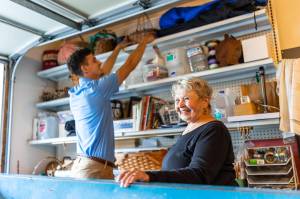 Photo provided
David Rodriguez visits the home of Linked Lives member Kathy Parker.