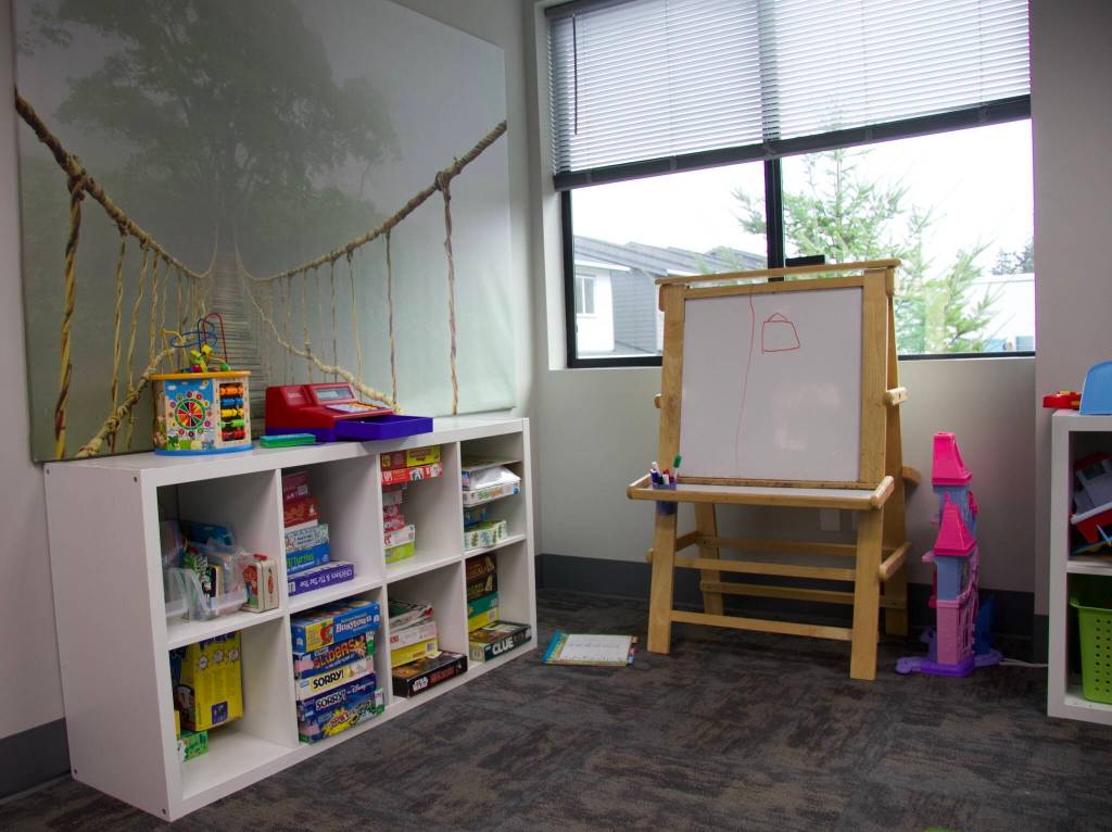 Photo by Rachel Rosen/Whidbey News-Times
There is a common play area at BlueSprig where children can work on their social skills.