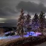 Terra Parham submitted an image of the stillness of a wintery night, looking towards Coupeville from Oak Harbor.