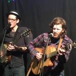 Photo provided
From left, Seattles Nick Drummond and Whidbey Island musician Nathaniel Talbot play an indoor show at the Chicken Barn Concert Hall.