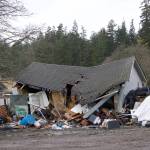 Photo by Rachel Rosen/Whidbey News-Times
Tires, bicycles and vehicles are among the garbage that has been dumped on the North Whidbey property.