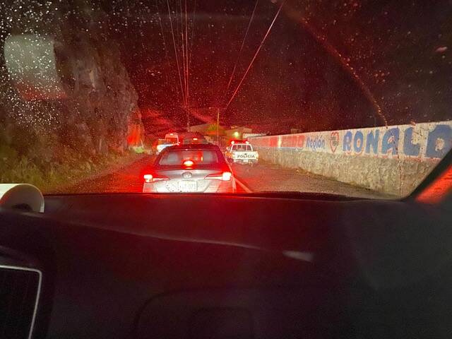 Avis Berney was driven to the city of Cusco with a police escort. (Photo provided)