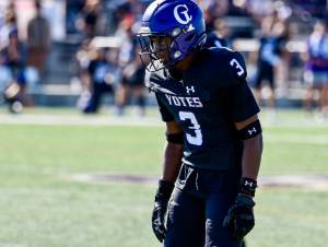 Photo provided
College of Idaho senior and Oak Harbor High School alum Dorian Hardin recently received an All-American honor.