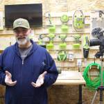 Photo by Rachel Rosen/Whidbey News-Times
Scott Oram films a lot of videos for his YouTube channel in his workshop.