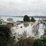 Central Whidbey Fire and Rescue photo
Homes on Resort Road in Coupeville were severely flooded during last months king tide event.