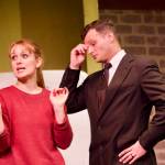 Photo by Rachel Rosen/Whidbey News-Times
Karina Andrew and Connor Magnoli play a newlywed couple with vastly different personalities.