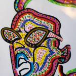 Photo by David Welton
Ian Joseph Jackson brings to life historical figures in his artwork, such as this colorful depiction of civil rights activist Ella Baker.