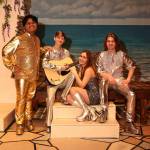 Photo by John Fisken
From left, Cyrus Amor, Ethan Johnson, Maria Andelmi and Graham Murray. Andelmi stars as Sophie who is meeting three men, one of whom could potentially be her father.