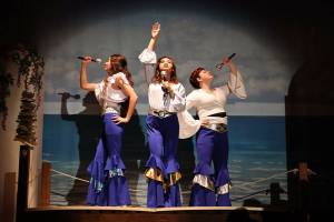 Photo by John Fisken
From left, Adriana Froman, Dana Rivo and Eclipse Garrett perform as Donna and the Dynamos.