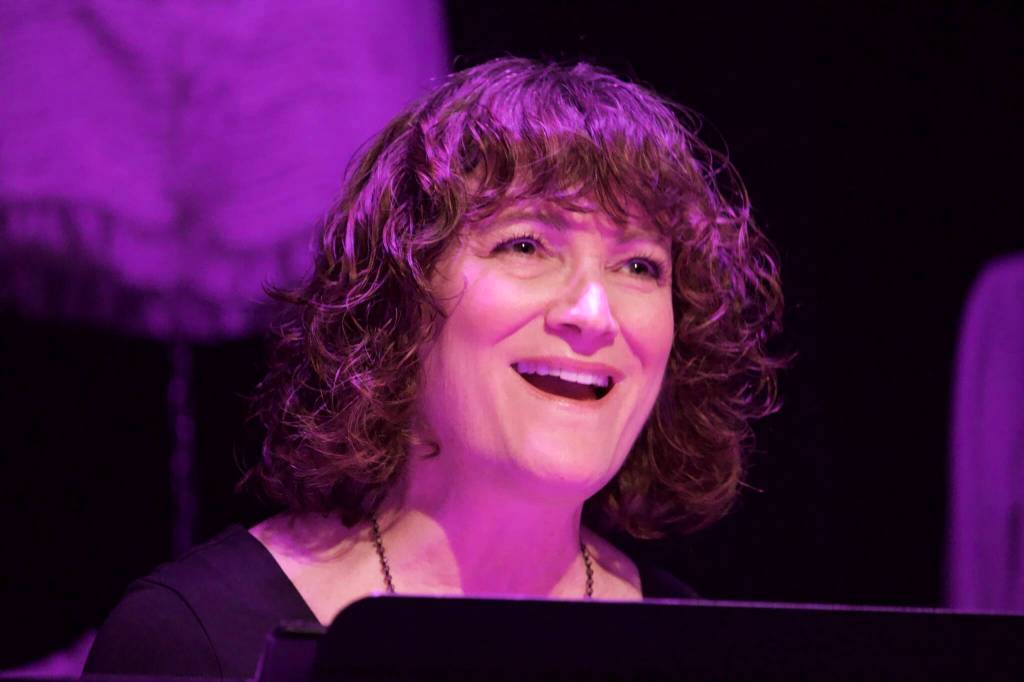 Photo by Rachel Rosen/Whidbey News-Times
Susie Thompsons characters revolve around prom dresses and a paper dress.