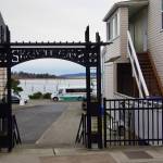 Photo by Rachel Rosen/Whidbey News-Times
The archway for Serendipity Lane has been the first phase of the project to be completed.