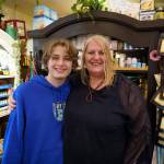 Photo by David Welton
Cheryl Cherub Zimmermann with her 14-year-old son, Atom.