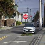 Photo by Rachel Rosen/Whidbey News-Times
Two pedestrians walk through downtown Oak Harbor.