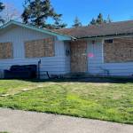 Photo by Jessie Stensland
The city of Oak Harbor boarded up a house on Northeast Fourth Avenue after residents were seen dumping sewage into the stormwater system.