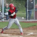 Photo by John Fisken
Coupeville senior Scott Hilborn bats during a baseball game against visiting Darrington High School April 11. The Wolves won 10-0.