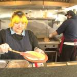 Veronica and Mario Saenz prepare food at their newly reopened Mexican restaurant, Molka Xete. (Photo by Karina Andrew/Whidbey News-Times)