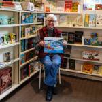 File photo by David Welton
Josh Hauser, the owner and founder of Moonraker Books, recently won a state Legacy on Main Award for her decades-spanning contribution to downtown Langley.