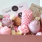 Photo by Karina Andrew/Whidbey News-Times
Candle gift boxes are just some of the products available at Varner Candle Company.