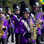 Oak Harbor High Schools Wildcat band performs at Holland Happening.