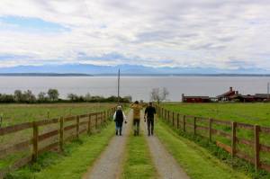Photo provided
Volunteers help clean up the historic working farm on Keystone Preserve during a work party April 26.