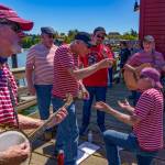 The Shifty Sailors perform sea shanties at the Penn Cove Water Festival Saturday.