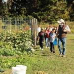 File photos by Karina Andrew/Whidbey News-Times
Coupeville Elementary School children visit the school farm in October 2021.