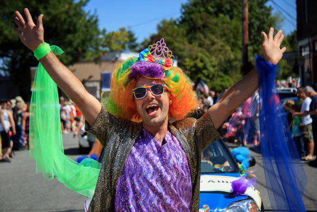 Langleys pride parade, which is returning this year, was known for being colorful. (Photo by David Welton)