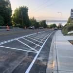 Photo provided
The new and improved pedestrian walkway to the Clinton ferry terminal.