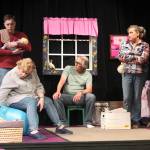 From left, Wesley Moran, Gaye Litka, Ben Honeycutt and Amy Malmkar star in The Birds and the Bees, opening this weekend at the Whidbey Playhouse.