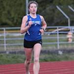Photo by Matt Simms 
South Whidbey junior Naomi Atwood runs in a cross country race in 2021.
