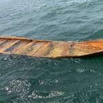 Photo provided
The 40-foot cedar canoe, made by a member of the Lummi Nation, was found mostly submerged in the Salish Sea.