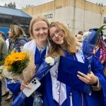 South Whidbey High School graduates Lucy Ploof and Dylann Jones celebrated Saturday. (Photo provided)