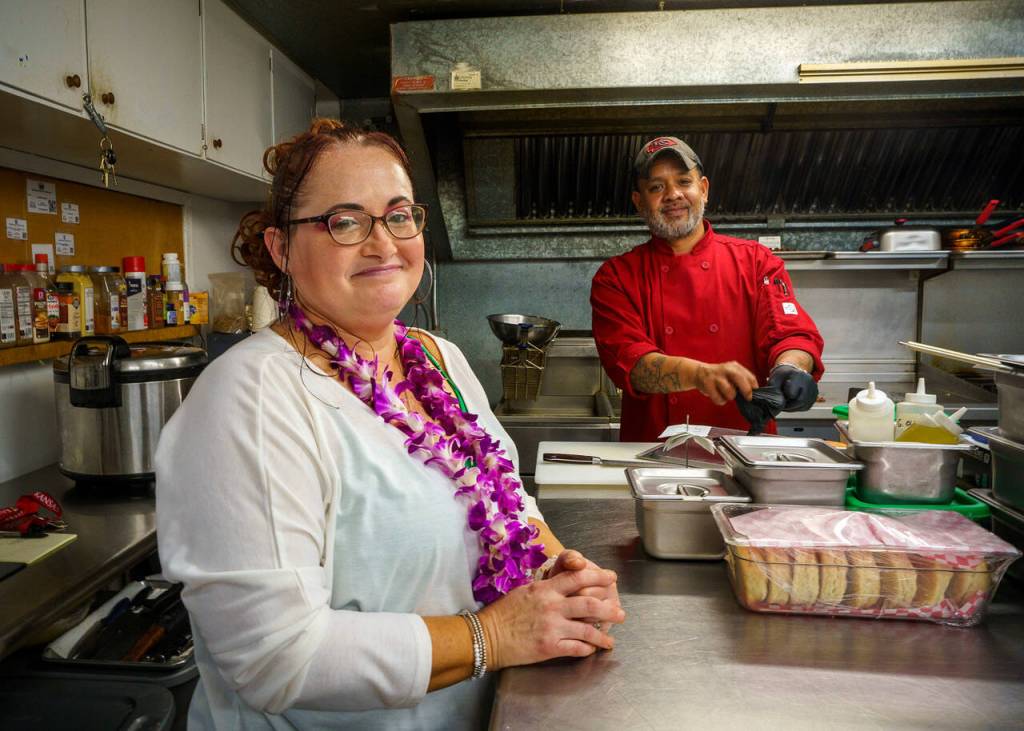 Stephanie and Chris Balora are the owners of one of South Whidbeys newest restaurants, Ikaika Bistro. The business currently operates out of the kitchen at the American Legion Post 141 building but will be moving to a food truck location this fall.