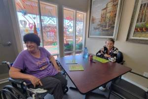 Welcome Home has a diverse population of residents and care workers from all walks of life, "Diversity is what makes us such a wonderful place to live and work," says Oldemeyer.