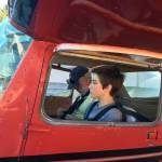 Rowen Stephens and Fred Lundahl practice flying.