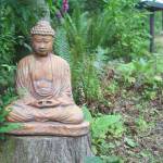 Therese Kingsburys garden, which will serve as the tea site for this years tour, is filled with sculptures from all over the world.