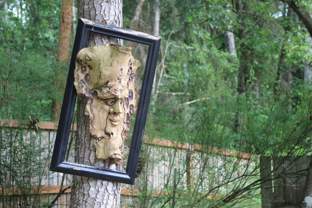 Therese Kingsburys garden, which will serve as the tea site for this years tour, is filled with sculptures from all over the world.