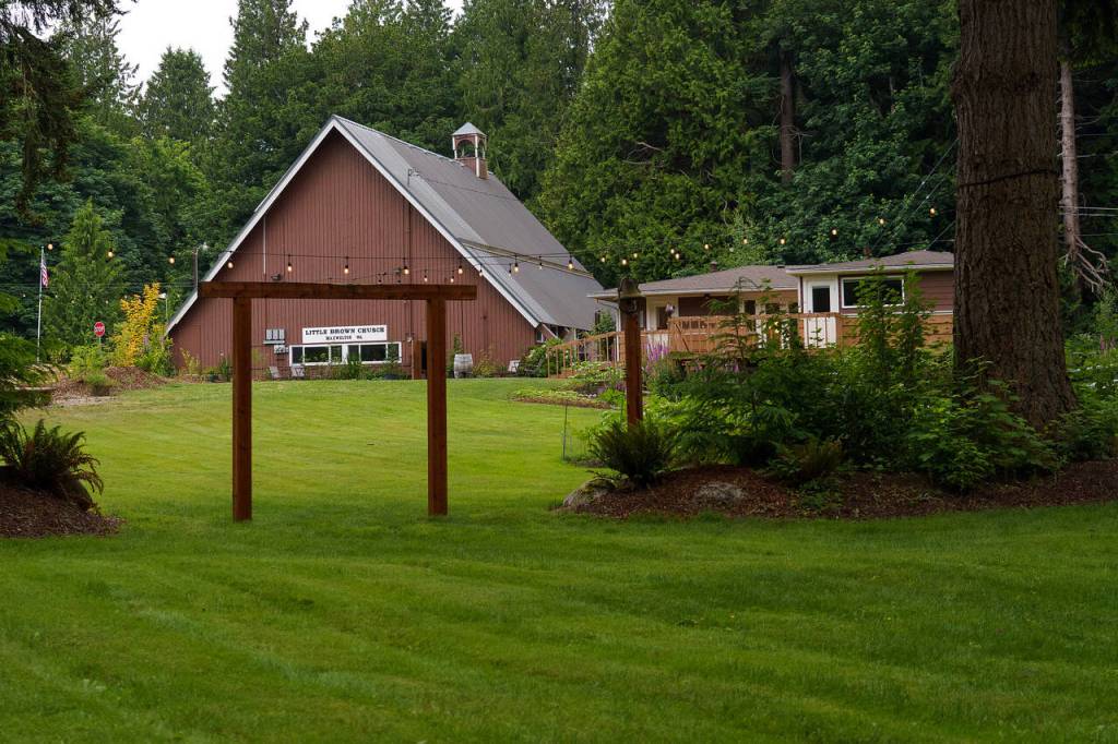 The Grubbs spruced up the grounds with gardens, native plants and berms. (Photo by David Welton)